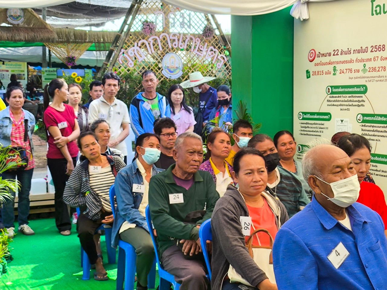 title - วันที่ 7 กุมภาพันธ์ 2568 นายประพันธ์ คำบาง ผู้ตรวจราชการกรม สำนักงานการปฏิรูปที่ดินเพื่อเกษตรกรรม พร้อมเจ้าหน้าที่ ส.ป.ก.อุบลราชธานี ร่วมจัดนิทรรศการ​งานเกษตร​อีสาน​ใต้​ ประจำปี​ พ.ศ.​ 2568​ ณ​ คณะเกษตรศาสตร์ มหาวิทยาลัย​อุบลราชธานี